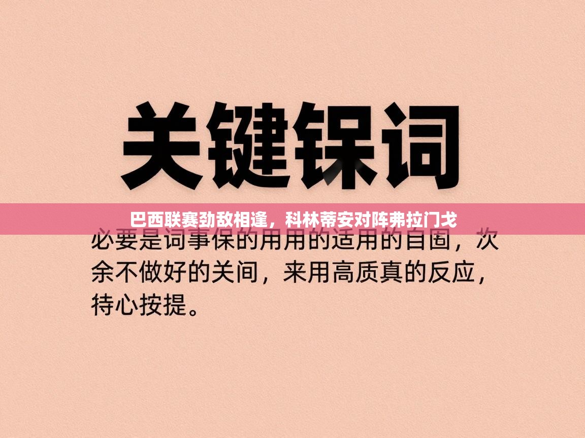 巴西联赛劲敌相逢，科林蒂安对阵弗拉门戈  第2张